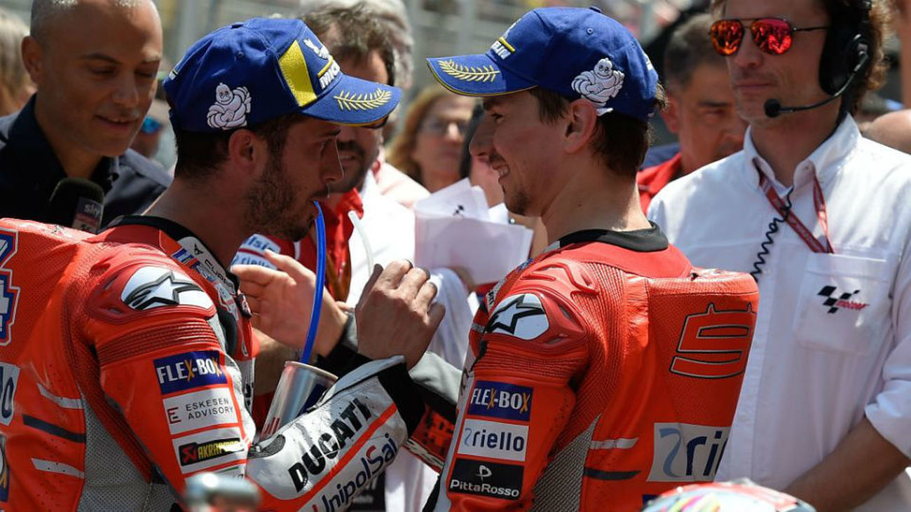 Jorge Lorenzo y Dovizioso