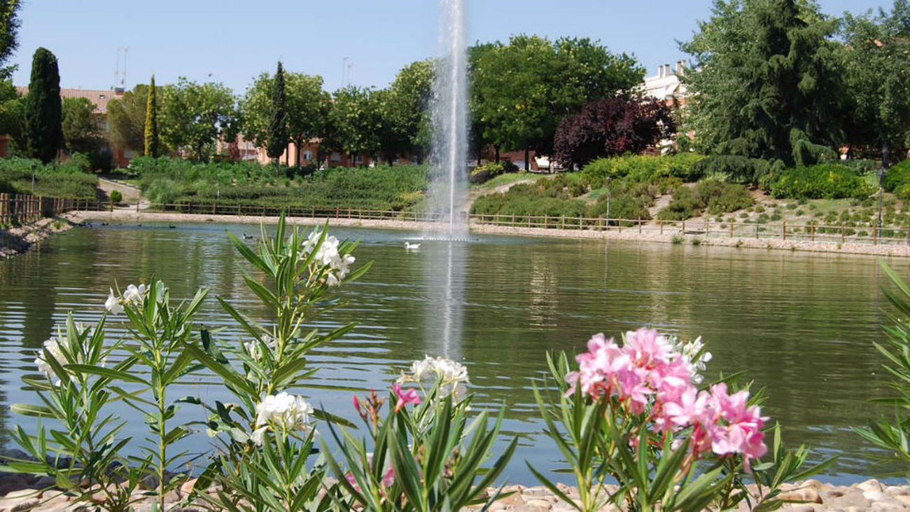 Valdemoro instala un nuevo sistema para mejorar el estado de los lagos del parque de España