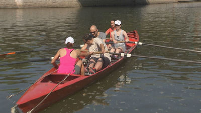 La Escuela Municipal de Remo no podrá entrenar en el Manzanares desde lunes
