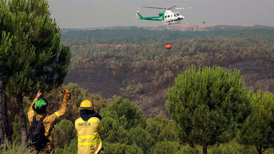 Los incendios de Huelva evolucionan favorablemente