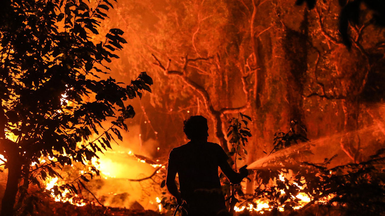Incendio forestal en Monchique