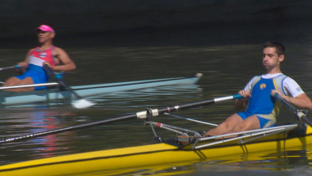 El canal de remo del Manzanares se queda sin agua