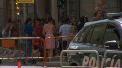 Un escape de gas obliga a desalojar comercios y oficinas en la Gran Vía