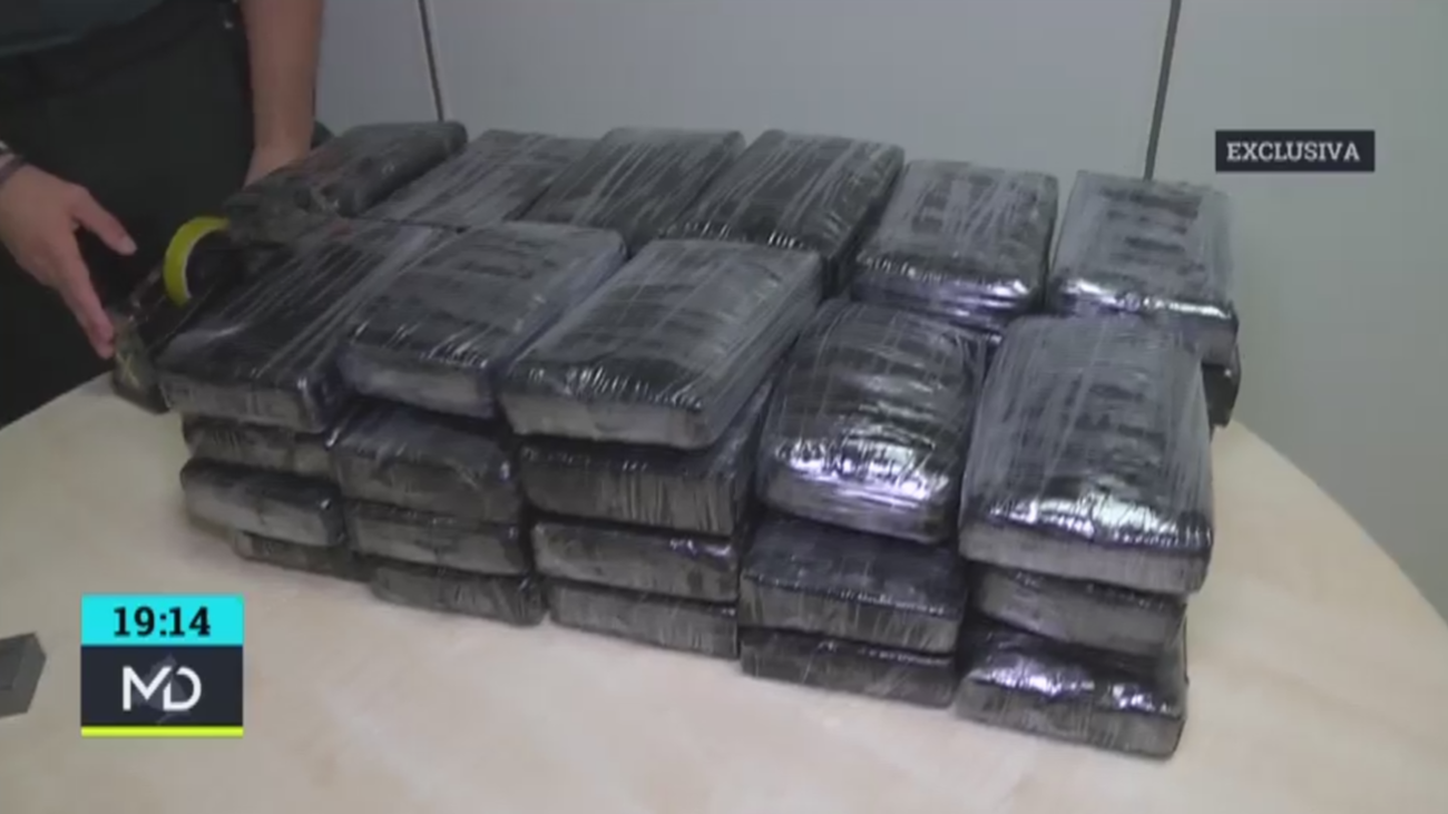 Incautan 50 kg de cocaína dentro de una maleta en la aduana de Barajas