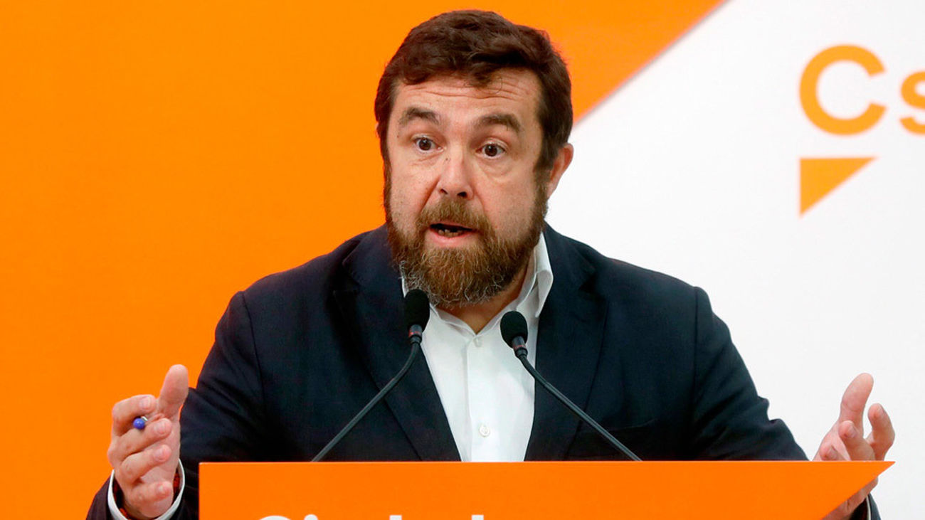 El secretario general del grupo parlamentario de Ciudadanos en el  Congreso, Miguel Gutiérrez