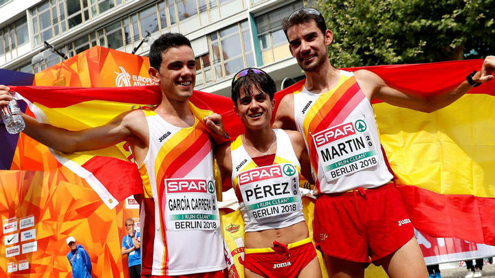 Álvaro Martín y María Pérez dan a España un doblete de oro histórico / Telemadrid