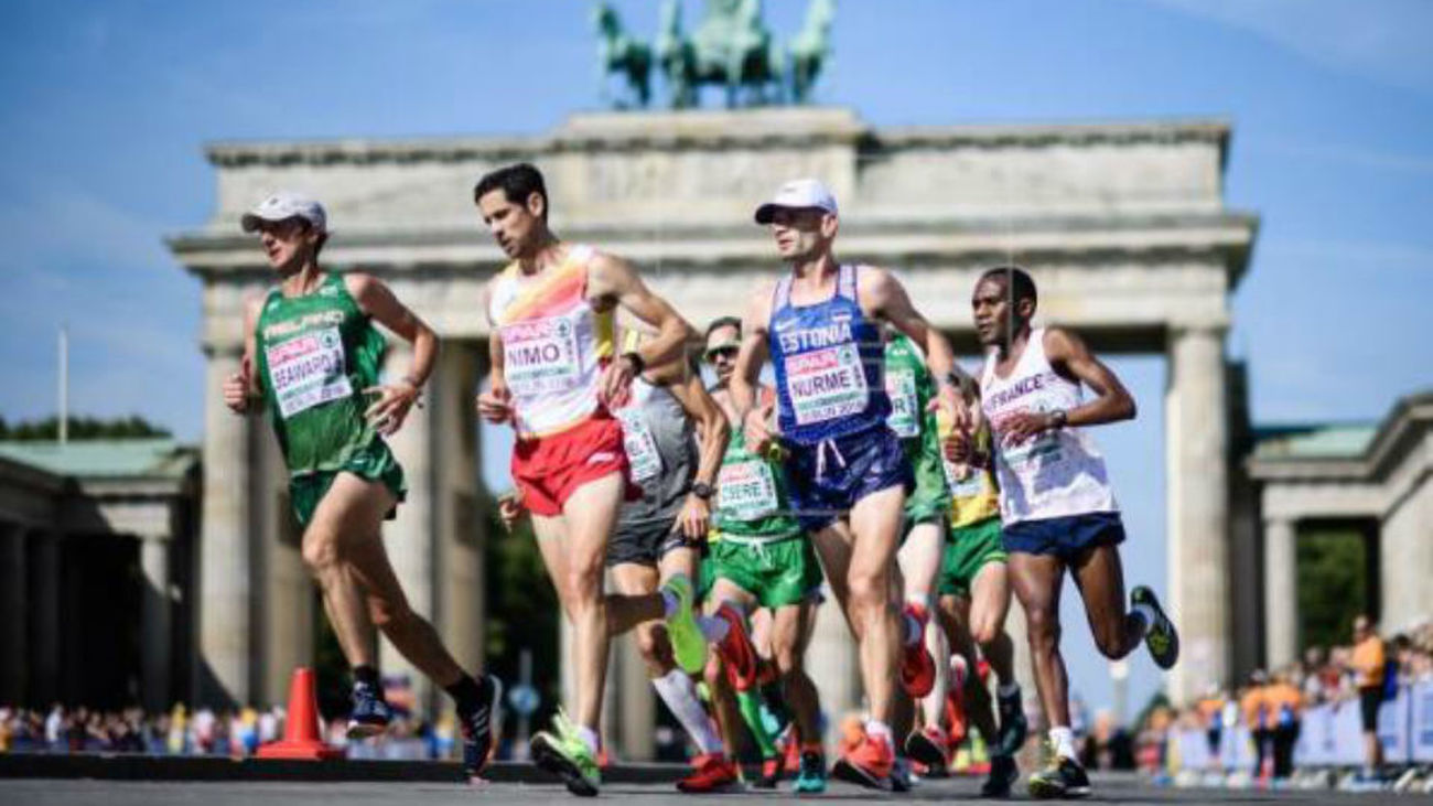 Naert oro en maratón, Guerra repite cuarto, España plata por equipos