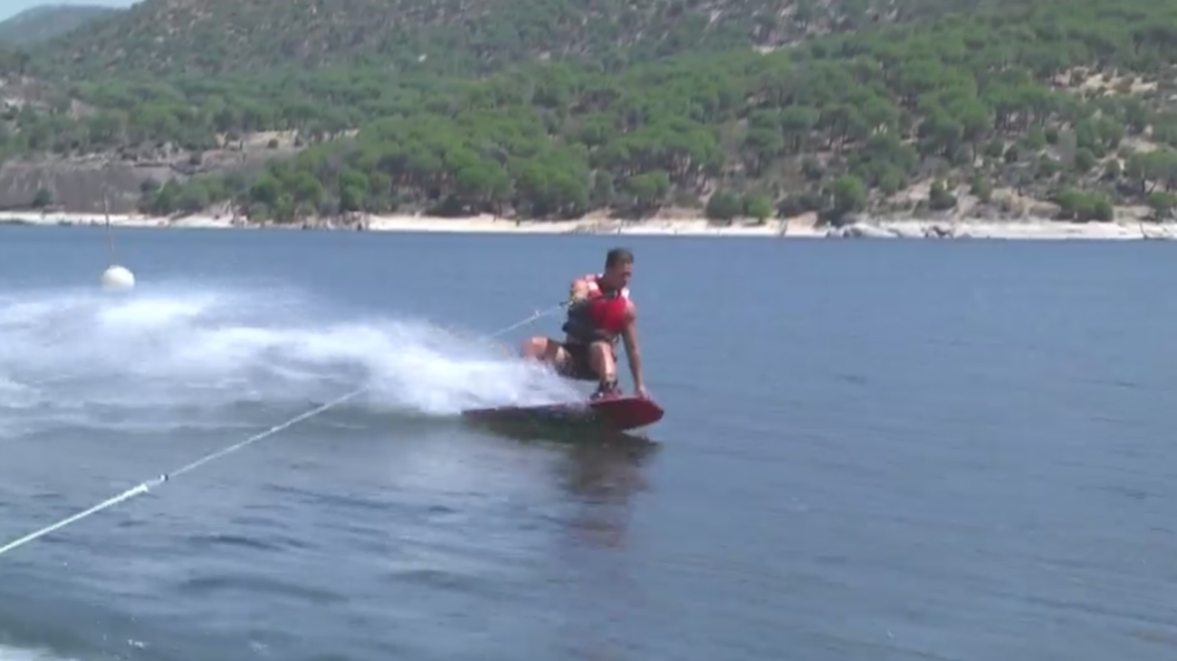 Chiringuito en la playa de Madrid