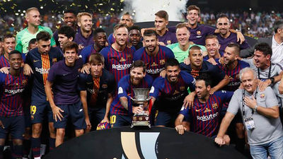 1-2. El Barcelona se lleva la Supercopa con un golazo de Dembélé