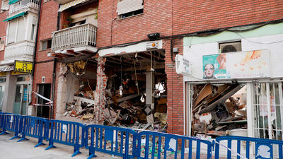 Arrancan las labores de desescombro del edificio afectado por la explosión en Pozuelo