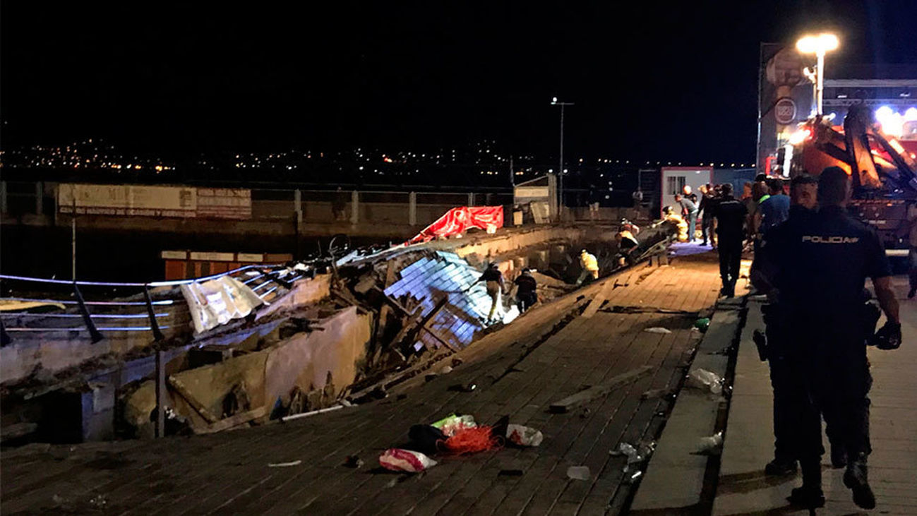 Cientos de heridos al derrumbarse una plataforma en pleno festival de OMarisquiño