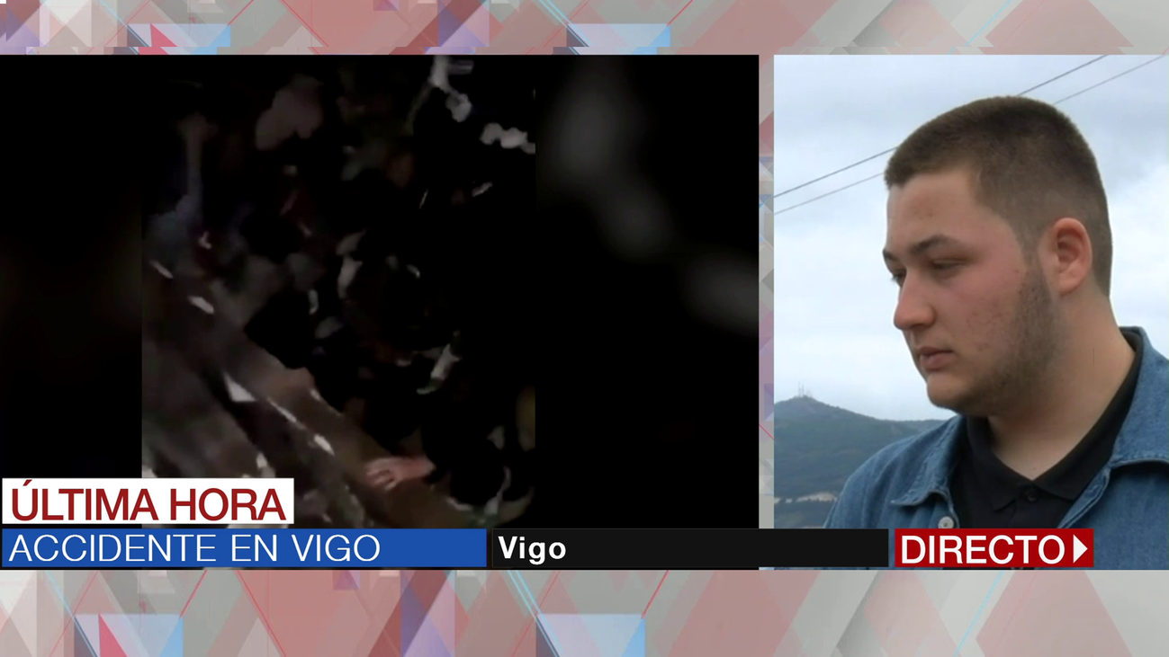 Un testigo, sobre el accidente en Vigo: “Fue horrible, había muchísima gente llorando”