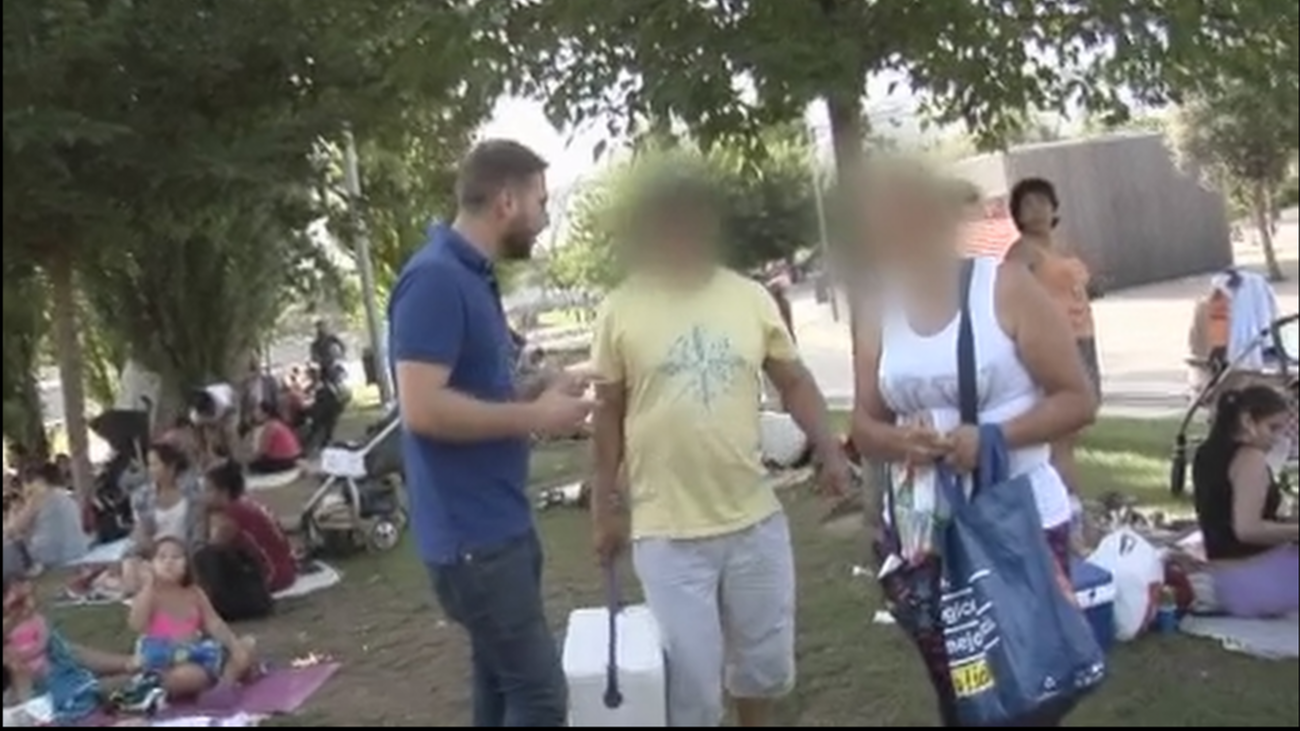 Lateros en Madrid Río