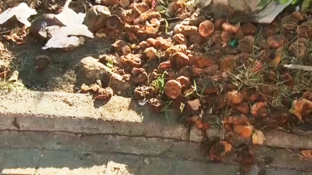 Los vecinos de Vallecas denuncian la suciedad que deja el mercadillo