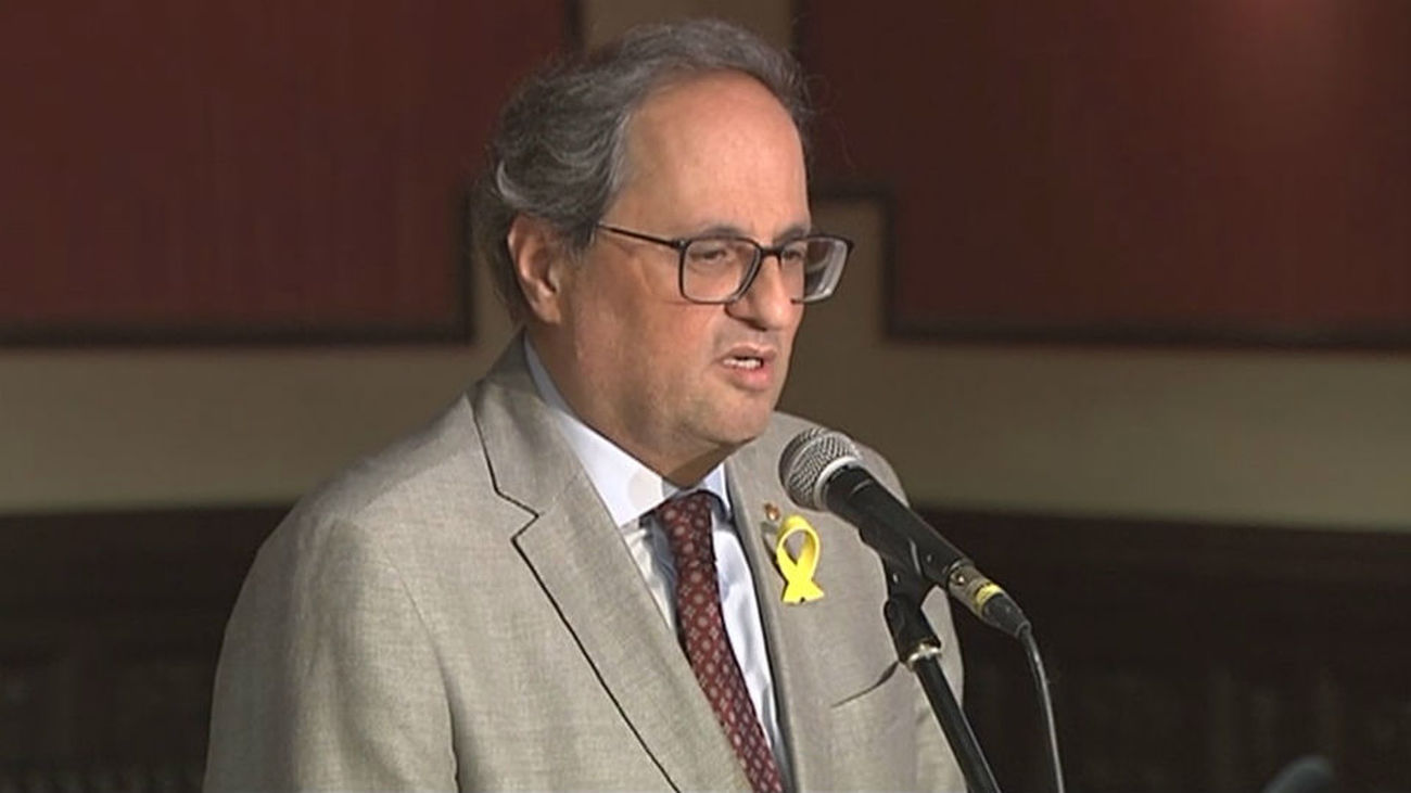 Torra quiere rendir homenaje a las víctimas y a los "servidores públicos"