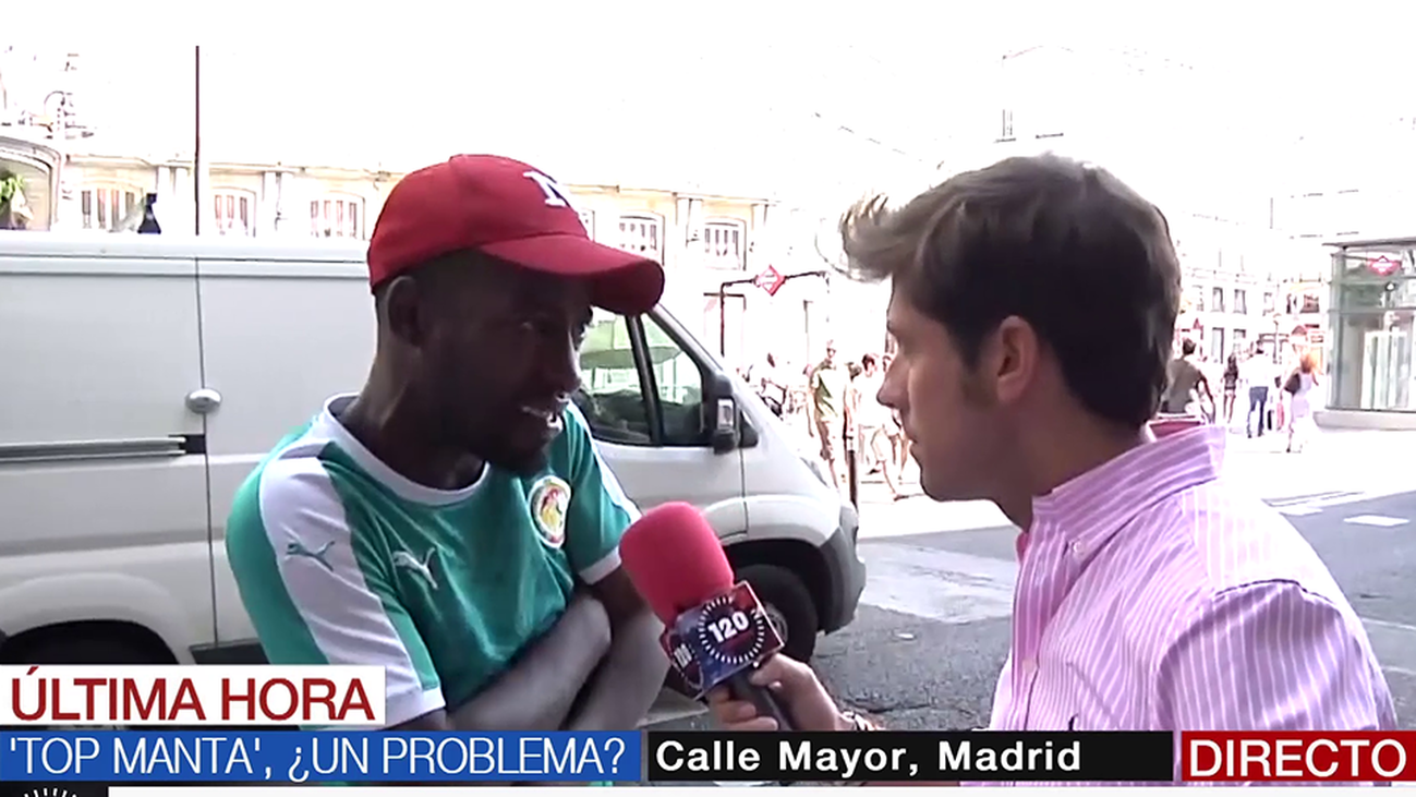 La bronca de un mantero, tras las quejas de los comerciantes: "No robo, me busco la vida"