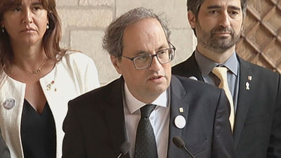 Torra pide a Interior que actue contra los agentes que insultan o agreden a independentistas