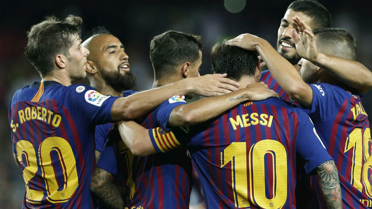 3-0. El Barcelona, liderado por Messi, debuta con triunfo ante el Alavés