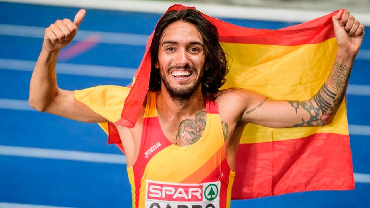El madrileño Fernando Carro, plata en los 3.000 obstáculos en los Europeos de Berlín