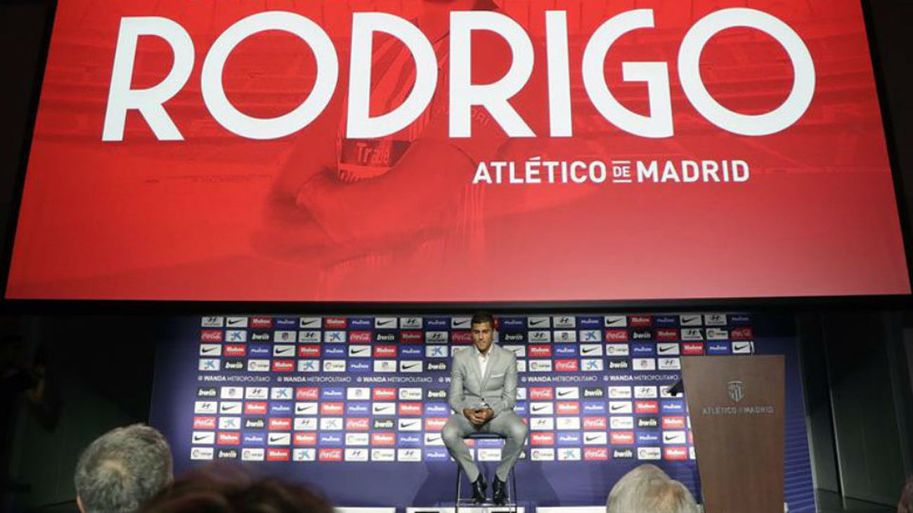 Rodri, presentado en el Atlético de Madrid