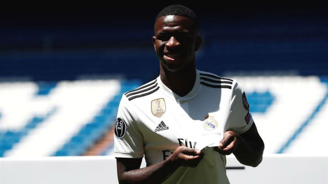 Lo más destacado de la presentación de Vinicius en el Real Madrid