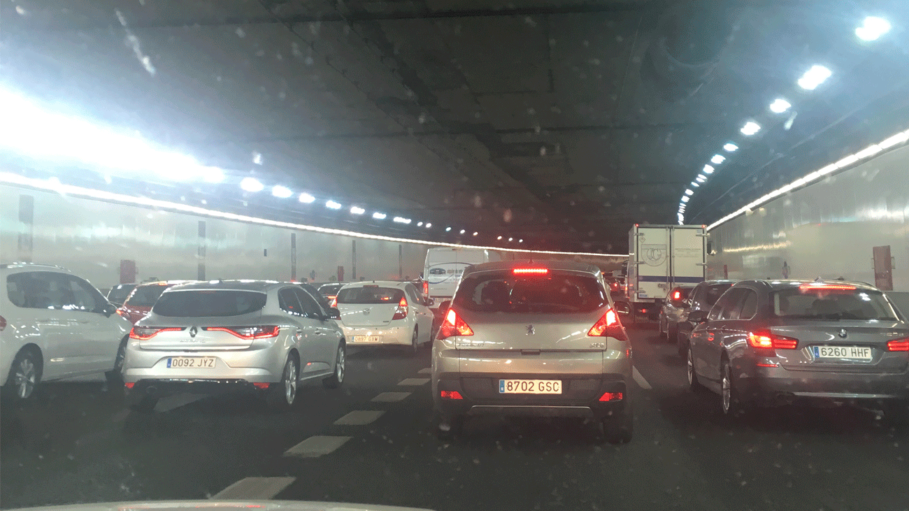 Atascos en pleno mes de agosto