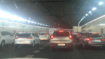 Atascos kilométricos en pleno mes de agosto