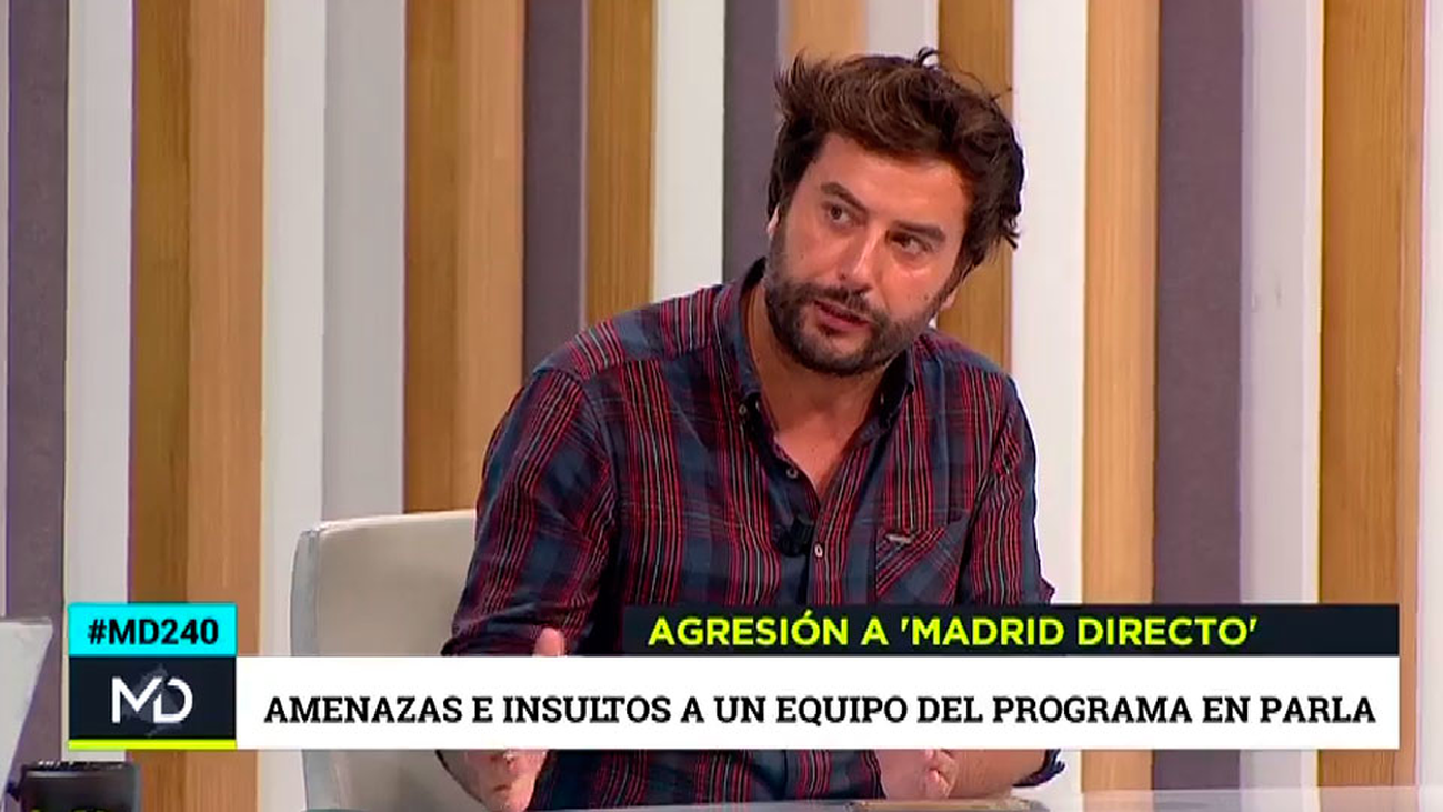 Agreden a un equipo de Madrid Directo en Parla