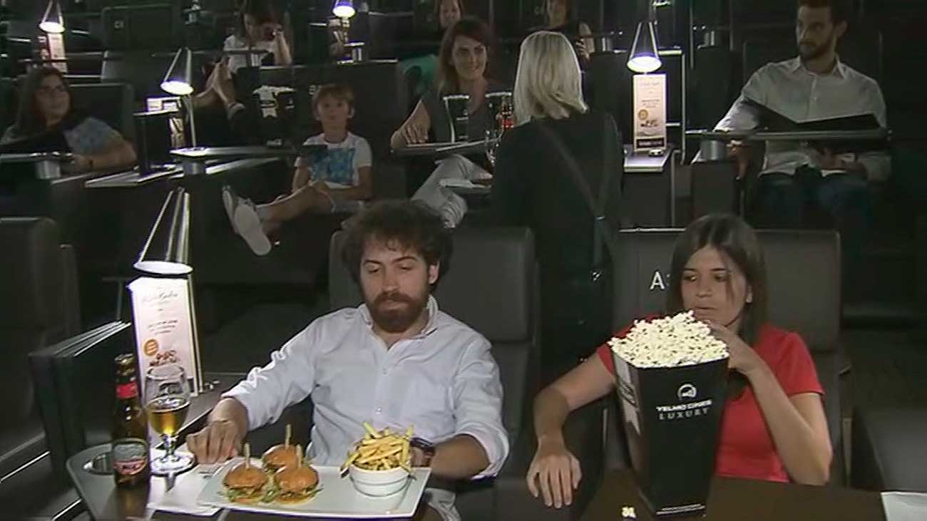 Una sala de cine de lujo