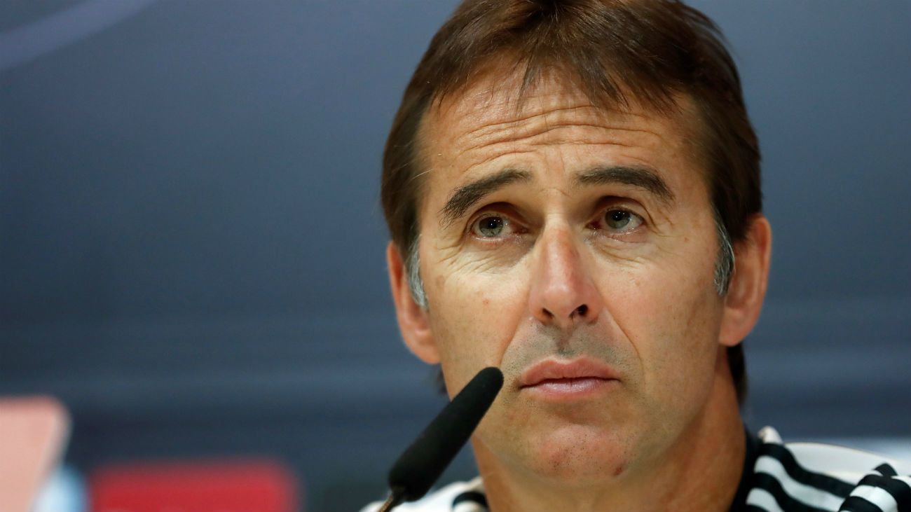 El entrenador del Real Madrid, Julen Lopetegui