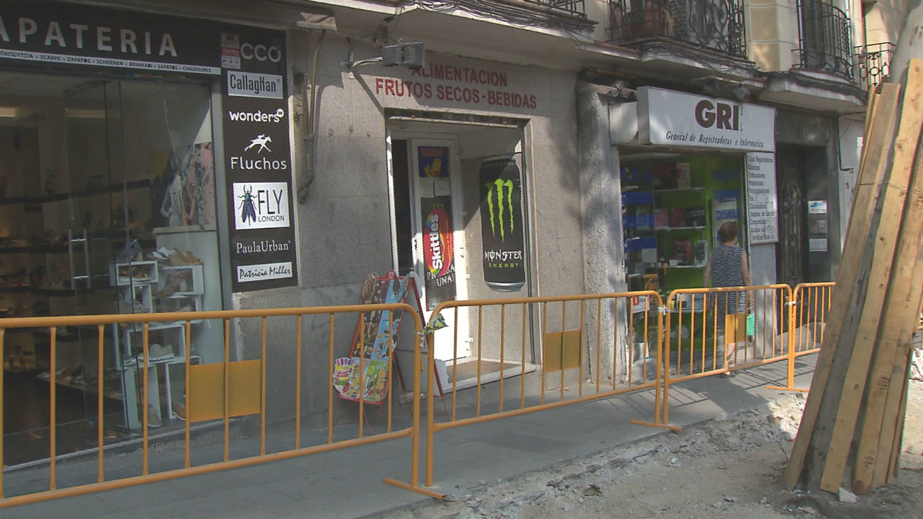 Las obras de señalización afectan a las ventas en el centro de Madrid