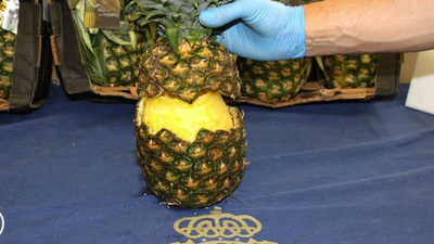 La Policía incauta 67 kilos de cocaína dentro de piñas en MercaMadrid