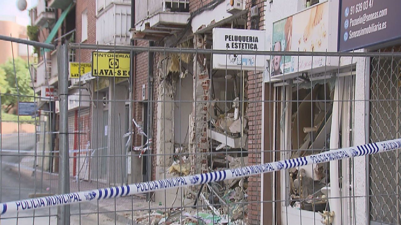 Pozuelo: arrancan las obras en el edificio afectado por la explosión del restaurante chino