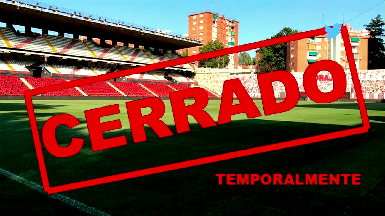 El susto que obligó a cerrar el estadio de Vallecas