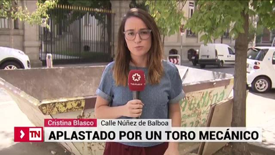 Grave un trabajador aplastado por un toro mecánico