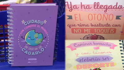 Retiran agendas con mensajes inapropiados de la zona infantil de un centro comercial de Las Rozas