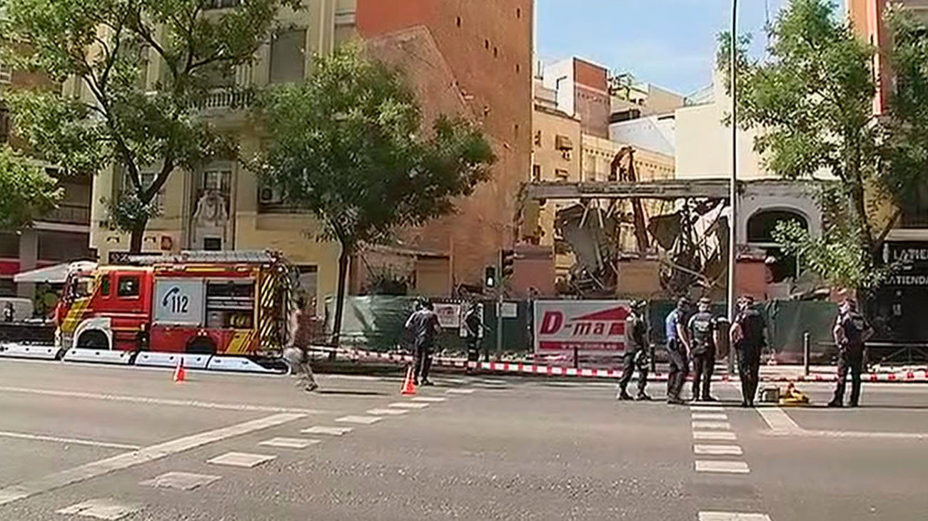 Desalojo en pleno centro de Madrid
