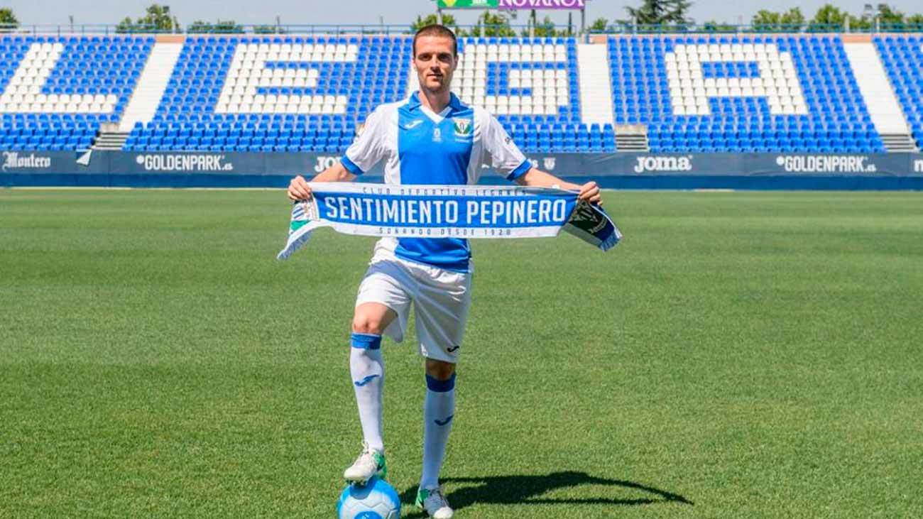 El jugador del Leganés, Javier Eraso