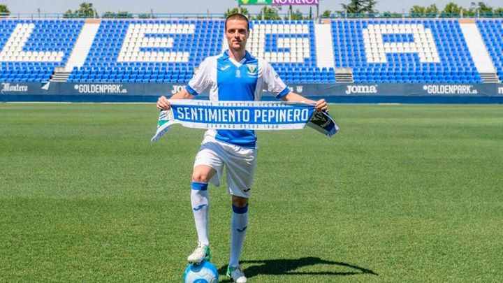 El jugador del Leganés, Javier Eraso