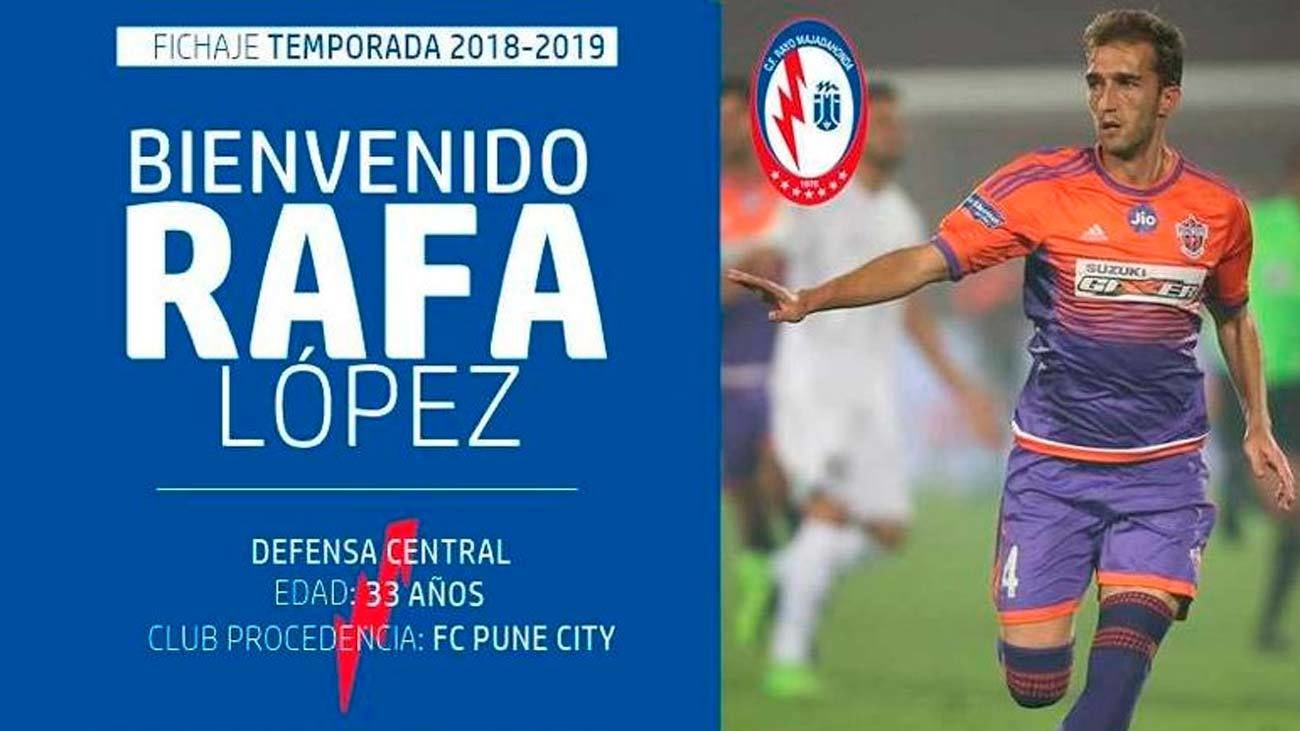 Rafa López, nuevo jugador del Rayo Majadahonda