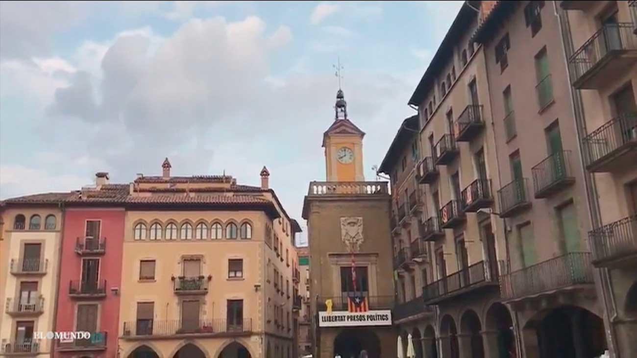 Vic, la consigna independentista de cada día