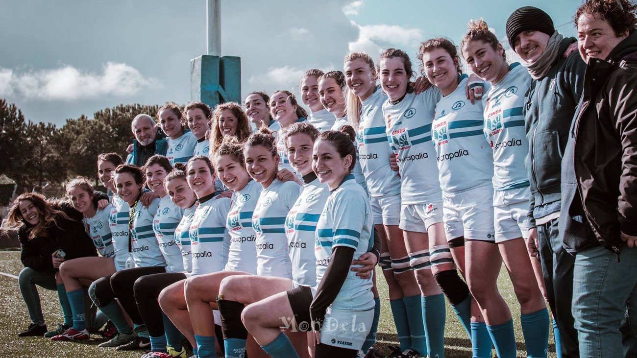 Las jugadoras del Olímpico de Rugby de Pozuelo