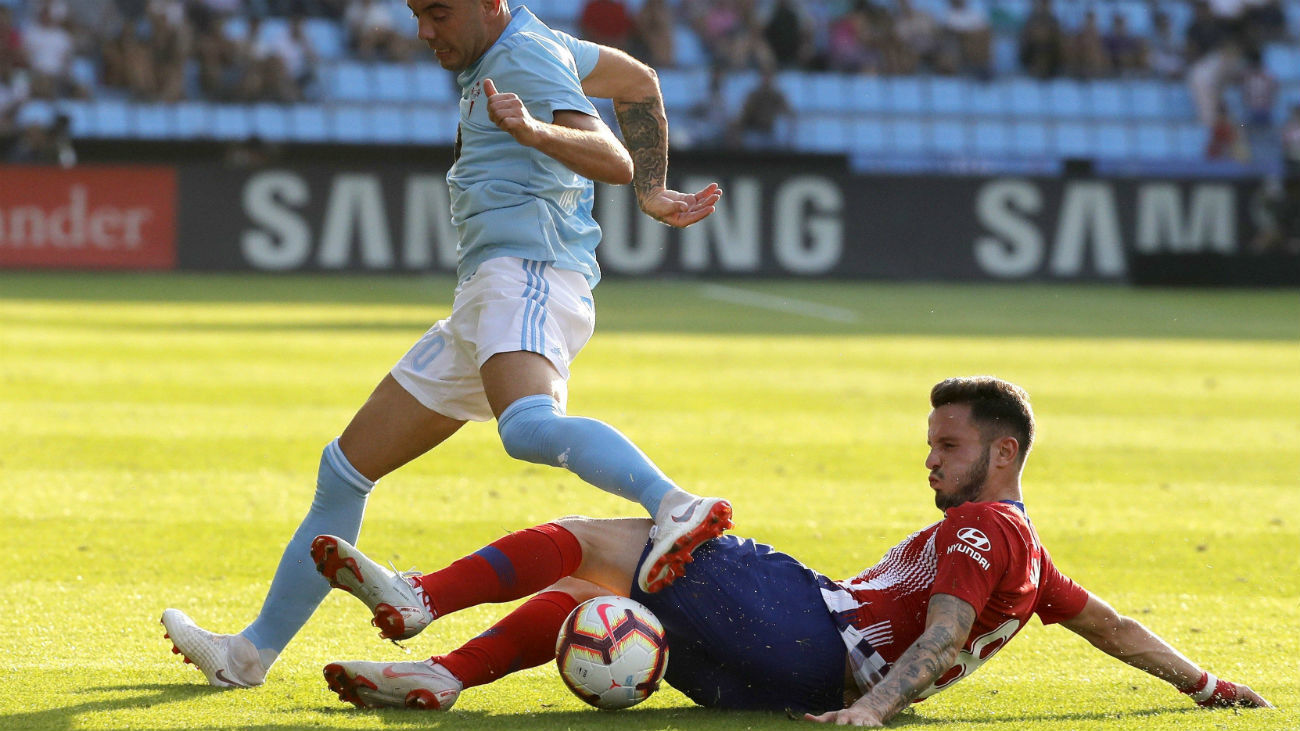 Maxi y Aspas doblegan al Atlético (2-0)
