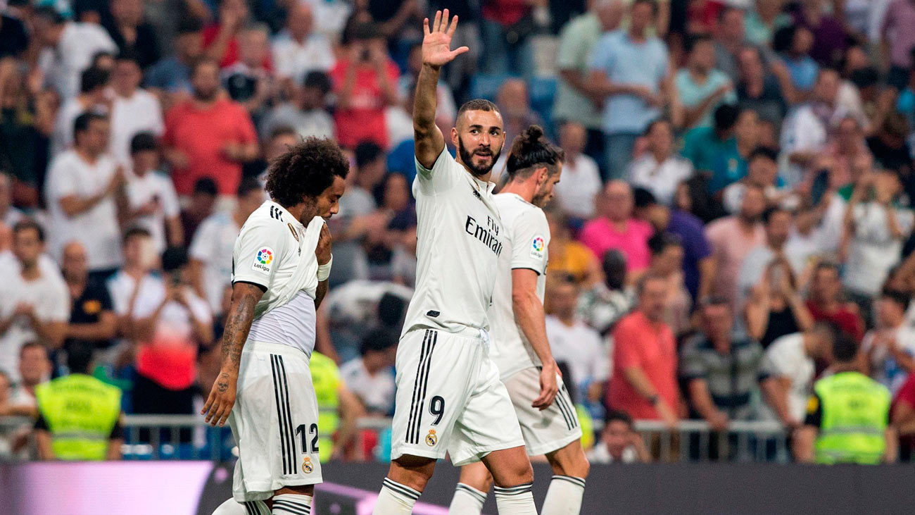 4-1. El Madrid golea al Leganés con doblete de Benzema