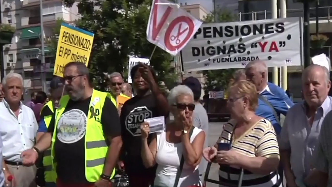 Los pensionistas vuelven a salir a calle para pedir unas pensiones "dignas"
