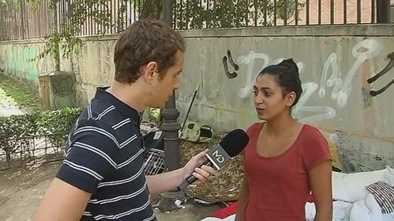 4 meses viviendo en el parque de Conde Duque