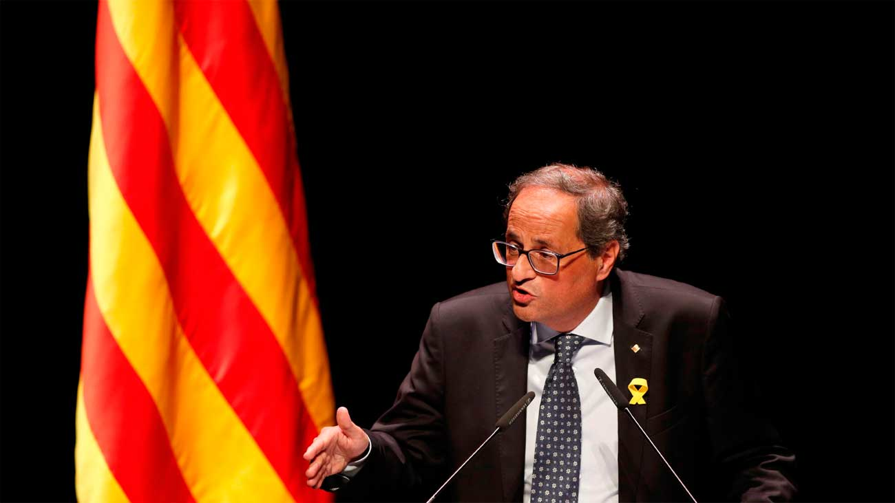 Torra no aceptará sentencias condenatorias  y proclama: "O libertad o libertad"