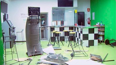 Imágenes en exclusiva del alunizaje en Moratalaz