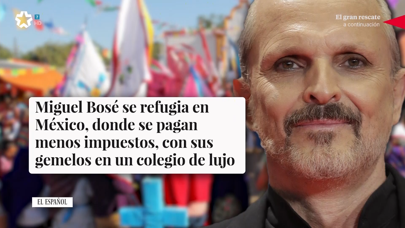 Miguel Bosé cambia Madrid por México