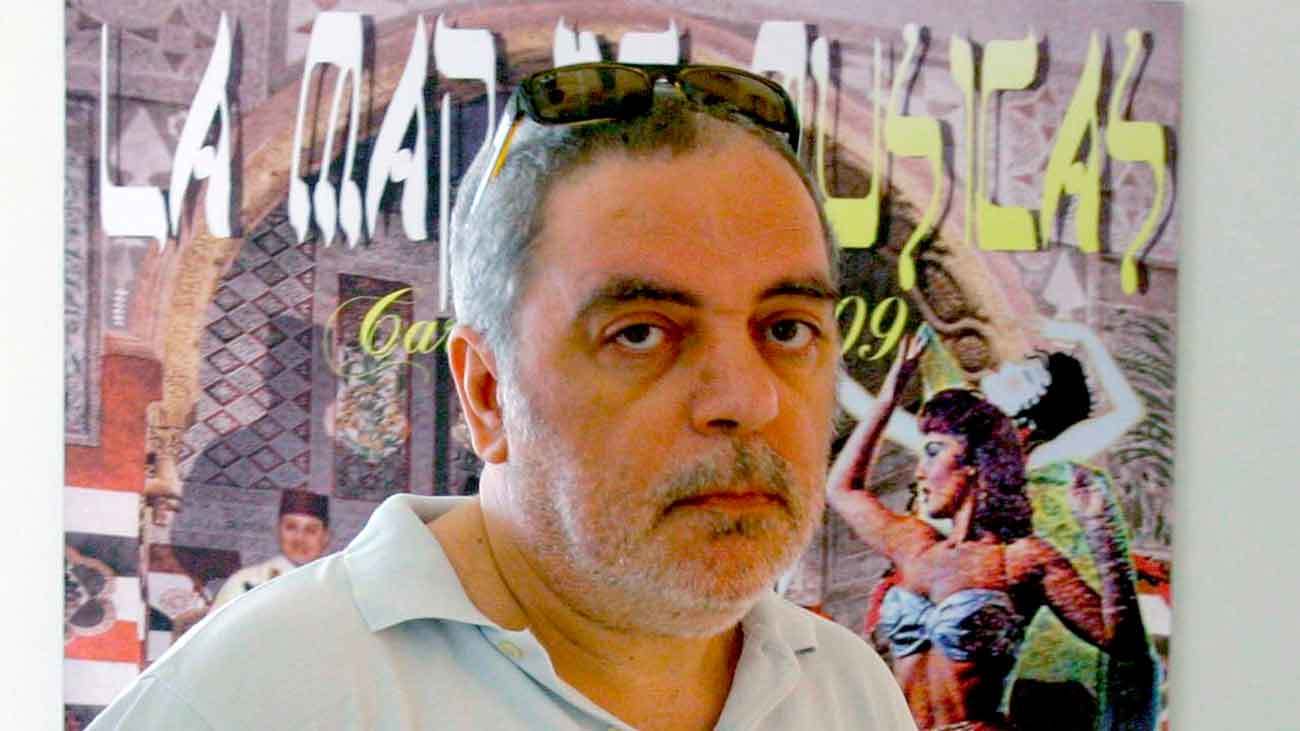 Fotografía de archivo de Carlos Sánchez Pérez, conocido con el nombre artístico de Ceesepe,